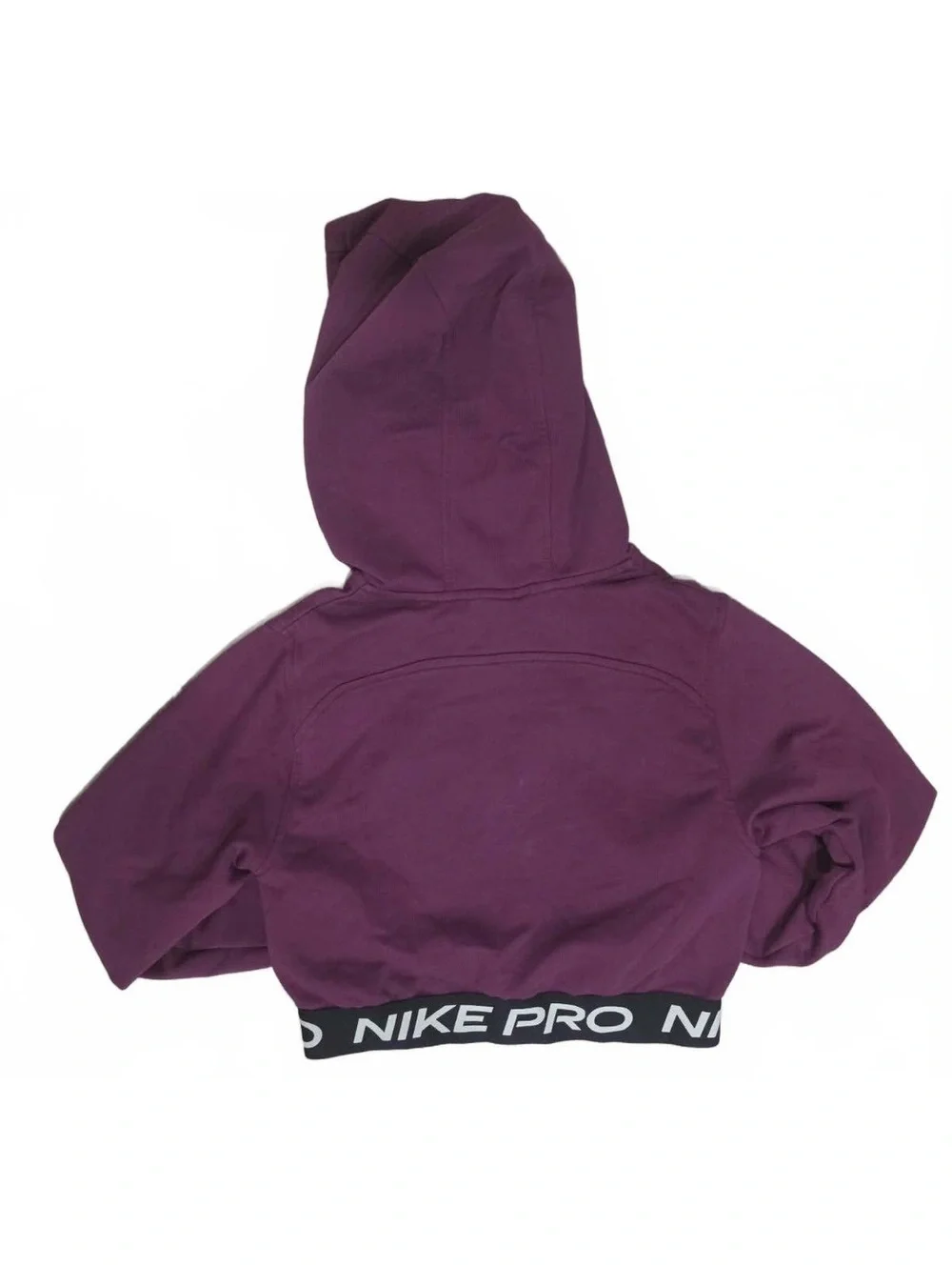 Nike Pro Burgundy Dri-Fit Full-Zip Hoodie - Size L